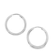 Sterling Silver 20mm Hoop Earrings image