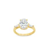 18ct Sol Ov Tap Bag Sh 2.30ct