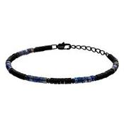 Steelwear Lapis &amp; Onyx Bead Bracelet image