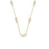 9ct CZ Infinity Scatter Necklet image