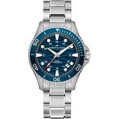 Gents Hamilton Khaki Navy Scuba Tachymeter Blue Dial