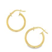9ct Yellow Gold Hoop Earrings image