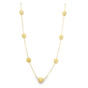 9ct Polished Square Scatter Necklet image