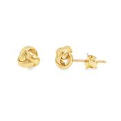 9ct Yellow Gold Knot Stud Earrings image
