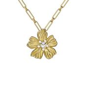 Ted Baker Petrice Gold Plated Flower Paperlink Necklet