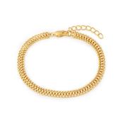 Burren 18ct Gold Plated Golden Hour Bracelet