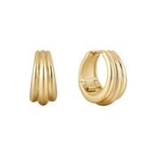 Burren 18ct Gold Plated I Know Love Earrings image