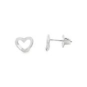 Sil Erg Plain Open Hrt Single Cz