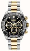 Gents Hugo Boss Hero Chronograph Tachymeter Black Dial image