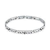 Gents Maserati Bracelet Iconic Black Logo