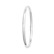 Sterling Silver Plain Bangle