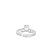 Sterling Silver Plain Claddagh Ring