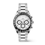 Gents Daniel Wellington Iconic Tachymeter Chronograph White Dial image