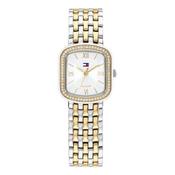 Ladies Tommy Hilfiger Abby Silver Dial CZ Bezel