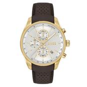 Gents Hugo Boss Grand Prix 44mm Silver Dial Chronograph Watch image