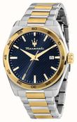 Gents Two Colour Maserati Velocita 41mm Navy Blue Watch image