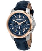 Gents Stainless Steel Maserati Successo 44mm Chronograph Blue Dial Watch image