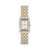 Ladies Two Tone Rectangular Essex Michael Kors Watch image