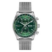 Gents Hugo Boss Skytraveller Chronograph Green Dial image