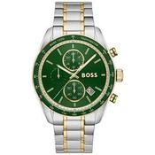 Gents Boss Grand Prix Green Dial Chronograph image