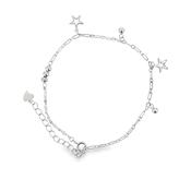 Sterling Silver Open Star &amp; Ball Bracelet image