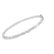 Sterling Silver Scatter CZ Bangle image