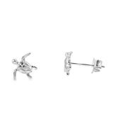 Sterling Silver Turtle Stud Earrings image