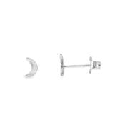 Sterling Silver Moon Earrings image