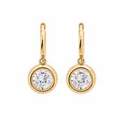 Burren 18ct Gold Plated Sole Earrings image