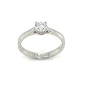 9ct Sol Wh Rd C/Di.50