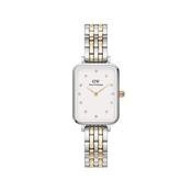 Ladies Daniel Wellington Quadro Lumine 5-link White Dial image