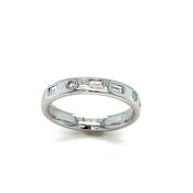 18ct White Gold Six Stone Eternity Diamond Ring image