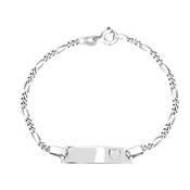 Sterling Silver Kids ID Bracelet