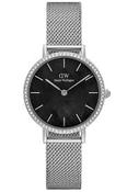 Ladies Daniel Wellington 28mm Petite Lumine In Black image