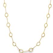 9ct 12 Open Circle Necklet image