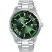 Gents Lorus Green Dial Baton Watch
