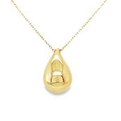 9ct Polished Tear Bubble Pendant image
