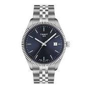 Gents Stainless Steel Tissot Ballade 40mm Navy Watch image