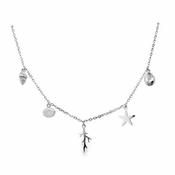 Sterling Silver Seashell Scatter Necklet