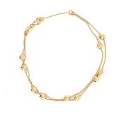9ct Two Strand Beaded Bracelet image