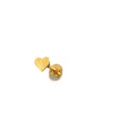 9ct Heart Flatback Single Earring image