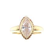 9ct Cubic Zirconia Marquise Ring image