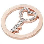 Rose Stone Set Key Coin