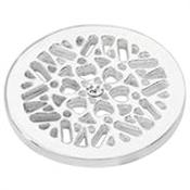 White Stone Set Coin