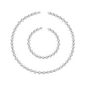 Sterling Silver And Pearl 16'' Necklet image