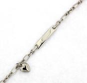 Sterling Silver Childrens Open Link Bracelet image