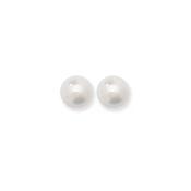 Sterling Silver 8mm Pearl Stud Earrings image