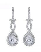 Sil Erg Dbl Teardrop Drop