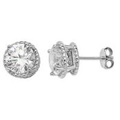 Sterling Silver Cubic Zirconia Stud Earring image