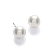 Sterling Silver Pearl 13 Mm Stud Earring image